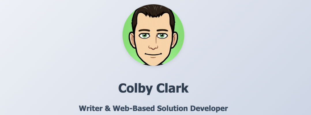 TheColbyClark.com Screenshot